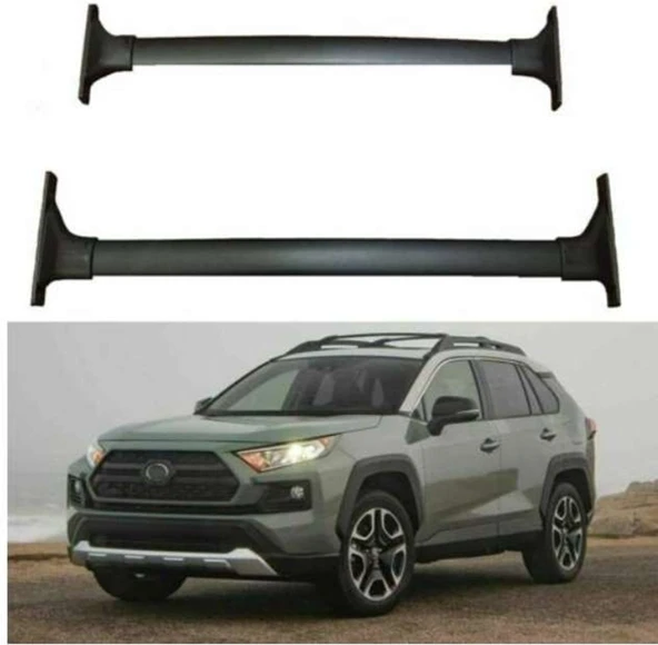 Toyota Rav Uyumlu 4 2019 Sonrası Ara Atkı Krom ürün görseli 1
