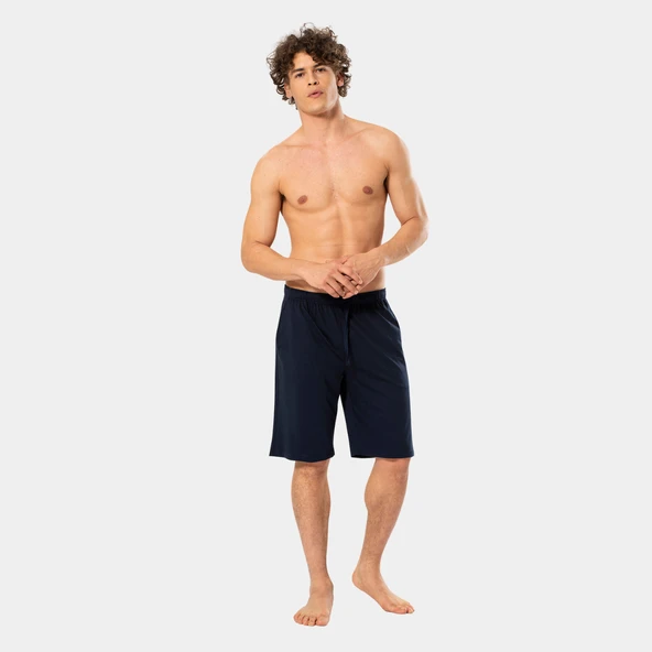 Cacharel Modal Bermuda Tek Alt 2172/Lacivert - Resim 2