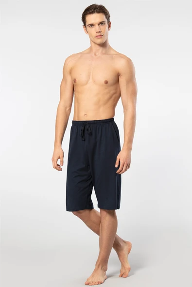Cacharel Modal Bermuda Tek Alt 2172/Lacivert ürün görseli 1