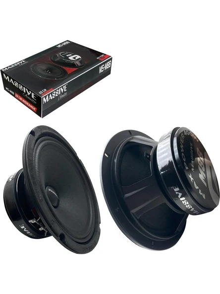 Massıve MS-M8B Oto Midrange 20CM 400 Watt (150 Rms) 2 Adet ürün görseli 1