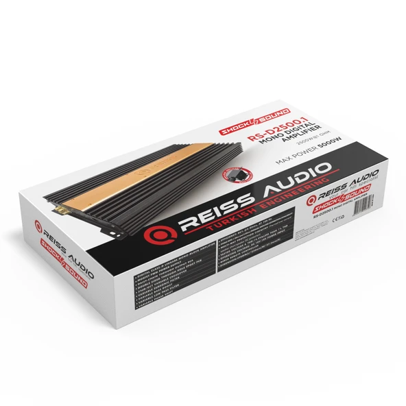 REİSS AUDIO RS-D2500.1 MONO AMFİ BAS KONTROLLÜ - Resim 7