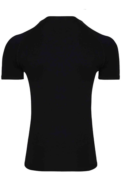 Doreanse Siyah Modal Y. Yaka Kısa Kol Erkek T Shirt 2535 ürün görseli 1