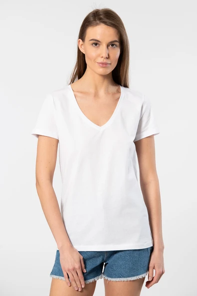 Wtshirt - Milano Kadın T-shirt /Beyaz ürün görseli 1