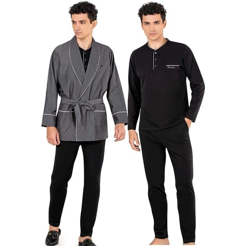 Pierre Cardin Erkek 3'lü Rob Takımı 5610 - Siyah ürün görseli 1