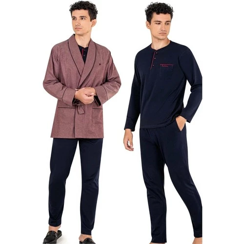 Pierre Cardin Erkek 3'lü Rob Takımı 5610 Bordo ürün görseli 1