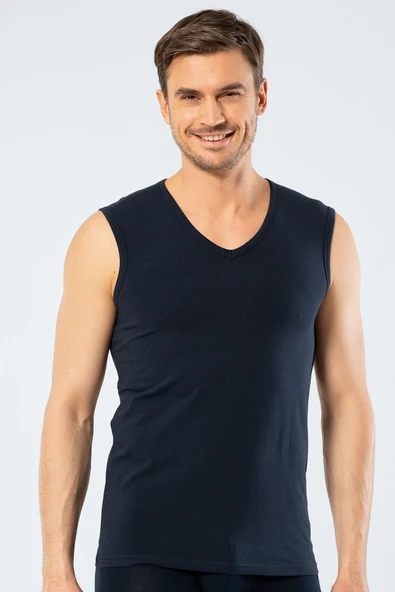 Cacharel Erkek V Yaka Spor Atlet 1304/Lacivert ürün görseli 1