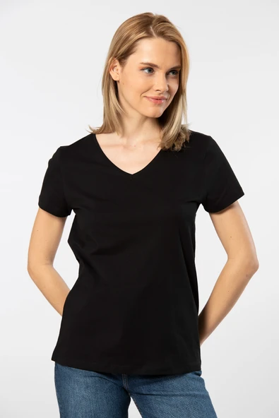 Wtshirt - Venice Kadın T-shirt/Siyah ürün görseli 1