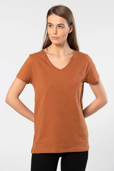 Wtshirt - Venice Kadın T-shirt/Tarçın ürün görseli 1