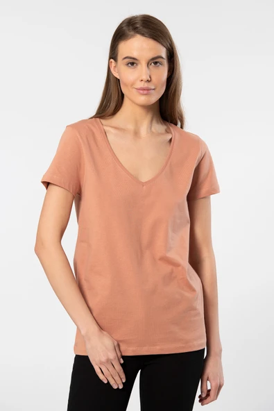 Wtshirt - Milano Kadın T-shirt /Somon ürün görseli 1