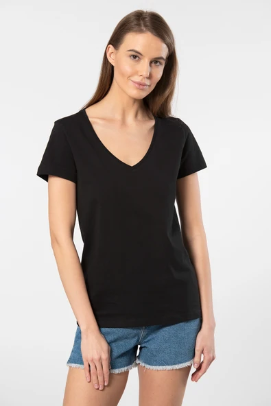Wtshirt - Milano Kadın T-shirt /Siyah ürün görseli 1
