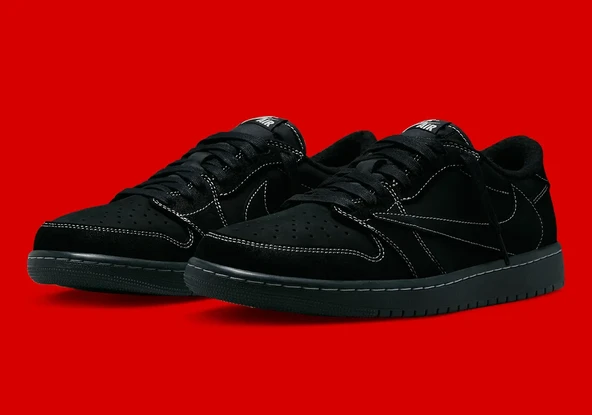 Nike Air Jordan 1 Retro Low OG SP Travis Scott Black Phantom ürün görseli 1