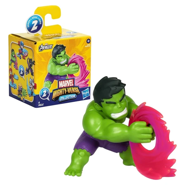 Avengers Mighty Verse Aksiyon Figürleri Hulk G0069-G0093 ürün görseli 1