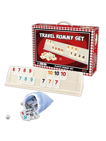 Star Oyun Plastik Okey Travel Rummy Takımı ürün görseli 1