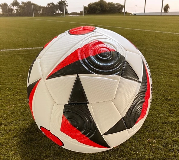 Avrupa Futbol Şampiyonası Maç Topu Kabartmalı Yüzey Halı Saha Çim Topu(BETON ZEMİNE UYGUN)+Pompa ürün görseli 1