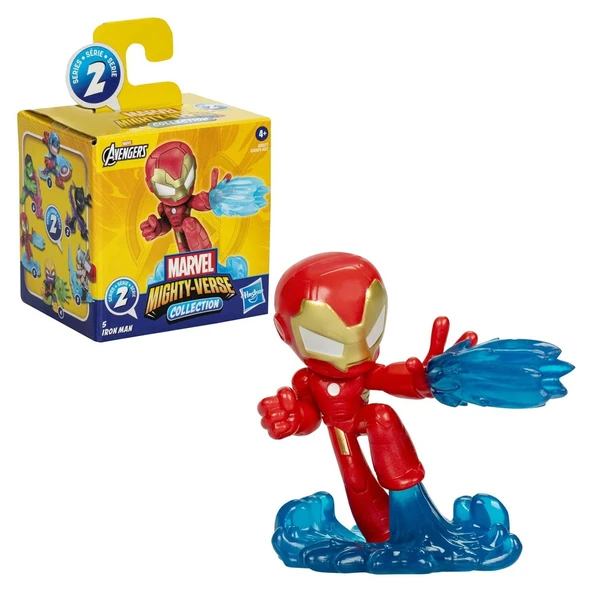Avengers Mighty Verse Aksiyon Figürleri Iron Man G0069-G0077 ürün görseli 1