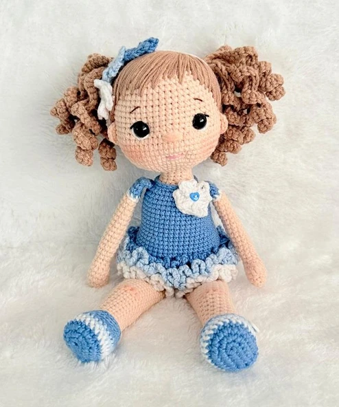 Julia Bebek Amigurumi Organik Oyuncak ürün görseli 1