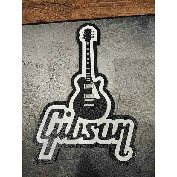Gibson Elektro Gitar Led Masa Lambası - Resim 3