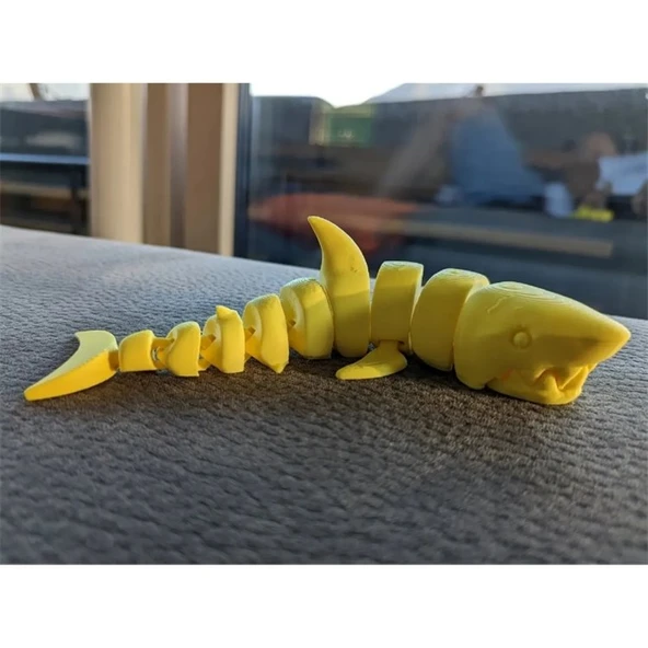 Köpekbalığı Oyuncak Flex Sarı - Resim 2