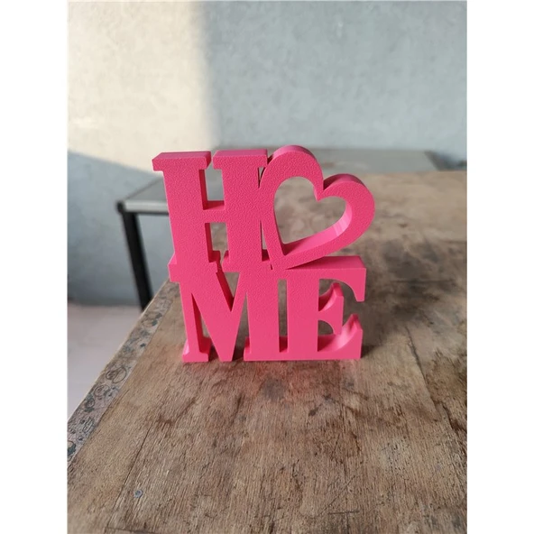 Home Love Yazılı Kalpli Dekoratif Biblo ürün görseli 1