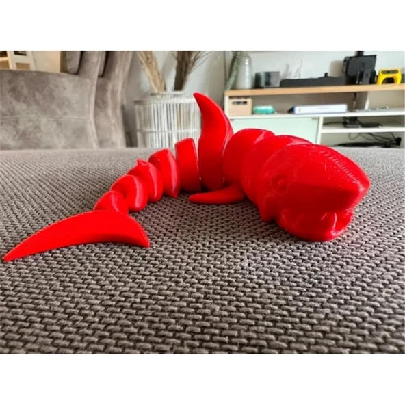 Köpekbalığı Oyuncak Flex Kırmızı - Resim 4
