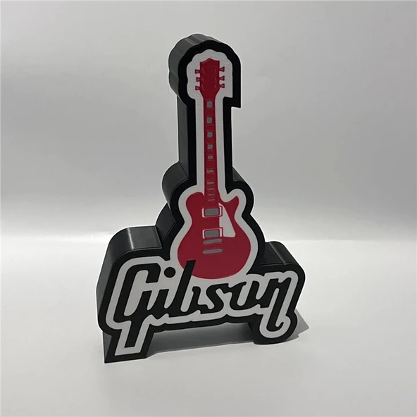 Gibson Elektro Gitar Led Masa Lambası ürün görseli 1
