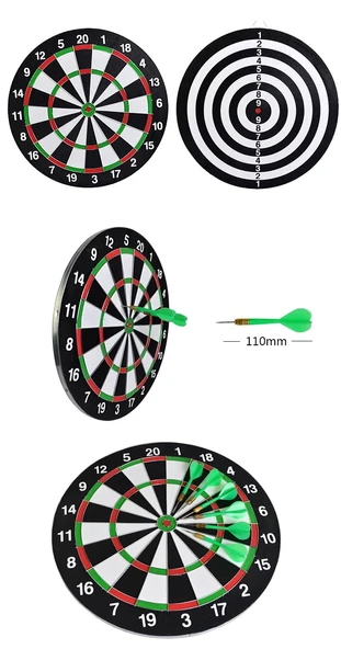 Dart Tahtası Seti 17 İnç Büyük Boy Çift Taraflı Dart Tahtası Oyun Seti ürün görseli 1