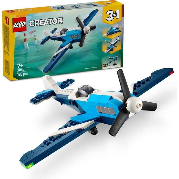 Lego Creator 3’ü 1 Arada Uçak: Yarış Uçağı 31160 ürün görseli 1