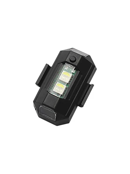 Space24 SP103 Şarjlı 7 Renkli Led Flaşör Siyah ürün görseli 1
