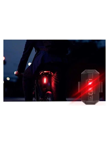 Space24 SP103 Şarjlı 7 Renkli Led Flaşör Siyah - Resim 2