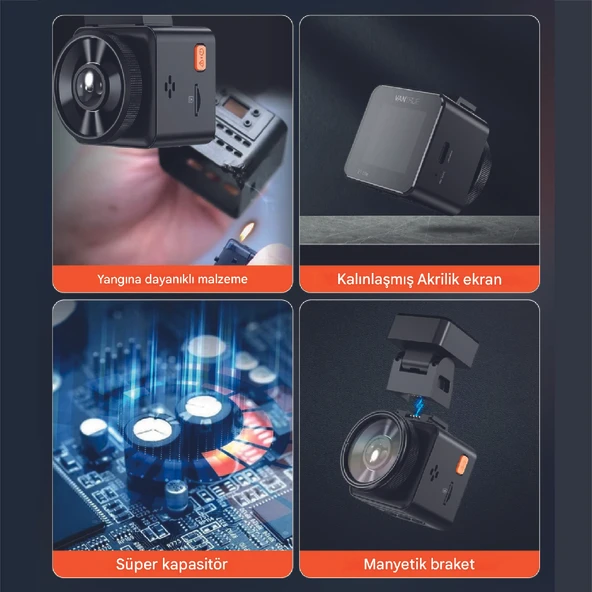 Vantrue Element 1 Lite Araç içi Kamera - Resim 2