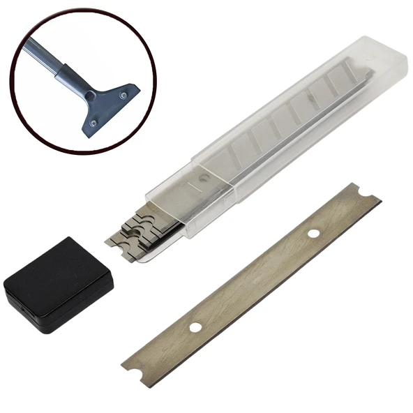 Cam Seramik Fayans Yer Kazıyıcı Kazıma Yedek Uç Bıçağı -10 Lu Paket ürün görseli 1