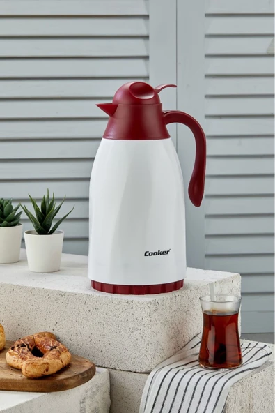 Cooker Spring 1,3 Litre Özel Cam Termos Ev ve Piknik Termosu - CKR2099-B ürün görseli 1