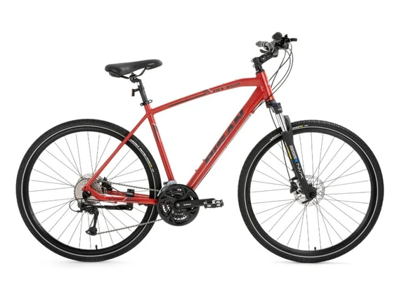 Bisan TRX 8500 27 Vites 46CM Mat Kırmızı Siyah Şehir Bisikleti ürün görseli 1