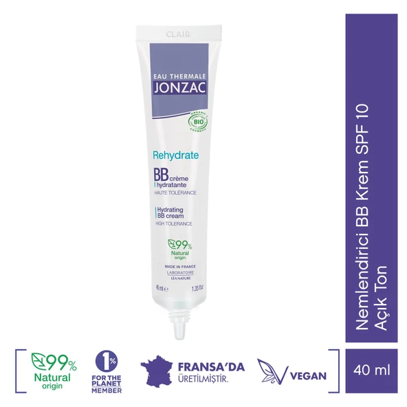 Eau Thermale Jonzac Rehydrate Nemlendirici BB Krem Spf10 40ml-Açık Ton ürün görseli 1