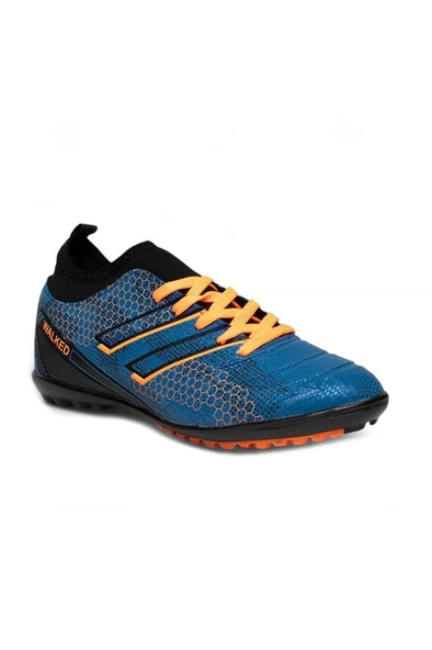 Walked 107-25 Çocuk Halı Saha Krampon Mavi Turuncu 31-35 ürün görseli 1