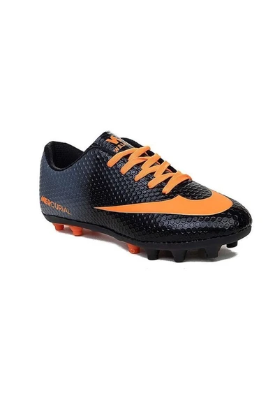 Walked 401-25 Halı Saha Çivili Krampon Siyah Turuncu 36-39 ürün görseli 1