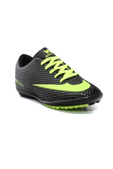 Walked 401-25 Çocuk Halı Saha Krampon Siyah Sarı 28-32 ürün görseli 1