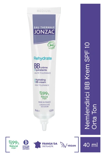 Eau Thermale Jonzac Rehydrate Nemlendirici BB Krem Spf10 40ml-Orta Ton ürün görseli 1