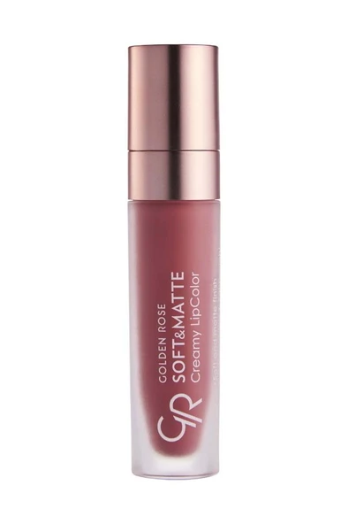 Golden Rose Soft&matte Creamy Lipcolor No:108 Redwood - Likit Mat Ruj ürün görseli 1
