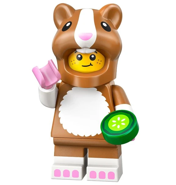 Lego Minifigür 71048 Seri 27 - 01 Hamster Costume Fan ürün görseli 1