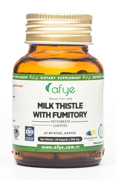 Afye Milk Thistle with Fumitory  (60 kapsül) ürün görseli 1