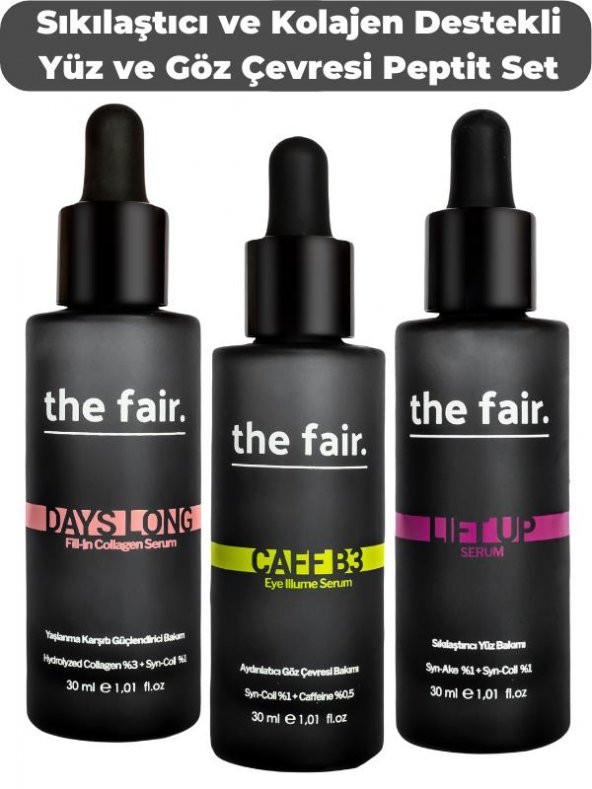 the fair. Sıkılaştıcı&Kolajen Destekli Yüz ve Göz Çevresi Peptit Set ürün görseli 1