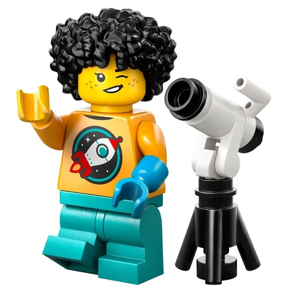 Lego Minifigür 71048 Seri 27 - 04 Telescope Kid ürün görseli 1