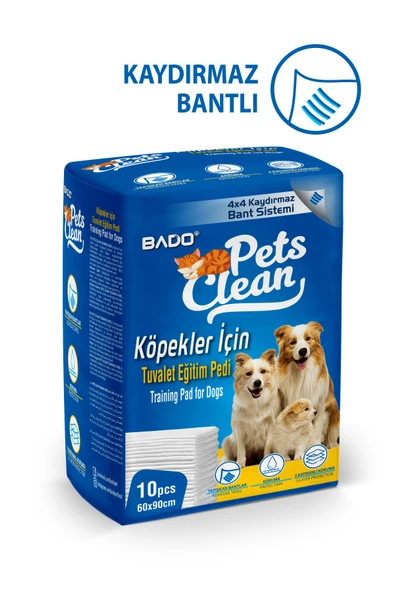 Pets Clean Tuvalet Eğitim Pedi 10 ADET (60*90CM) ürün görseli 1