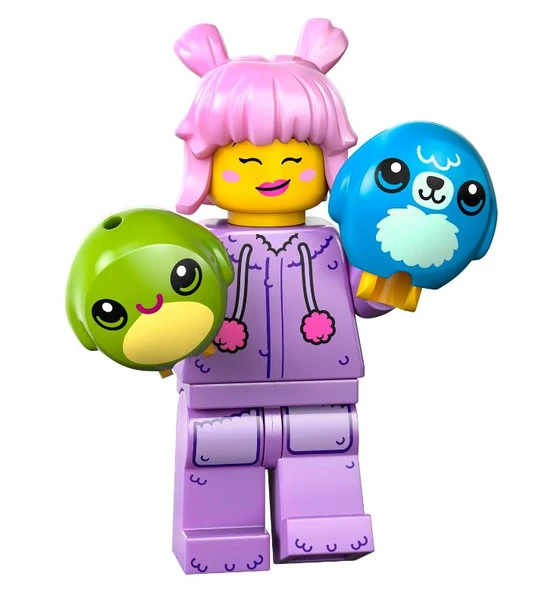 Lego Minifigür 71048 Seri 27 - 05 Plush Toy Collector ürün görseli 1