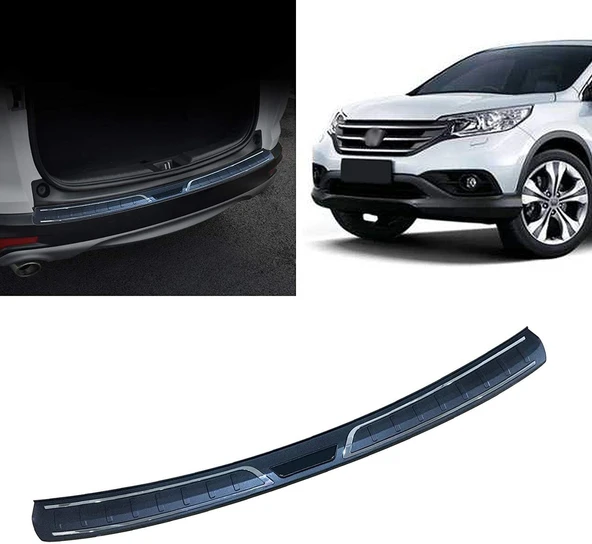 Honda Crv Uyumlu 2018 2020 Arka Tampon Kaplama Eşiği ABS İthal ürün görseli 1