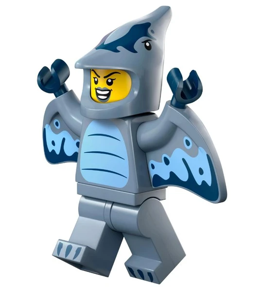 Lego Minifigür 71048 Seri 27 - 06 Pterodactyl Costume Fan ürün görseli 1
