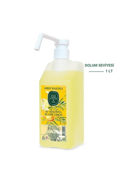 Eyüp Sabri Tuncer Klasik Limon Kolonyası 1 lt - Sprey Başlıklı ürün görseli 1