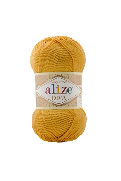 Alize 5 Adet Alize Diva 488 Zerdeçal ürün görseli 1