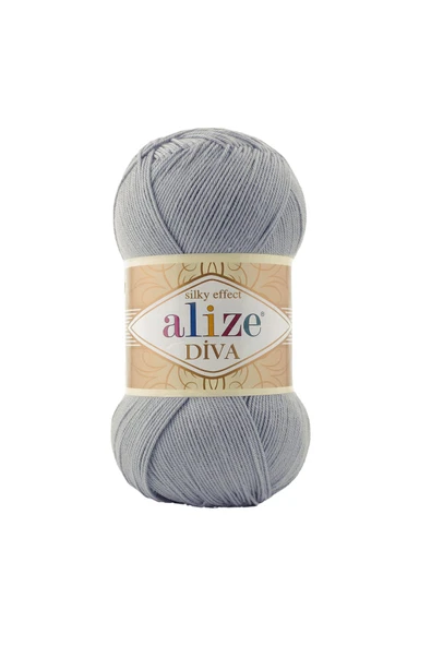 Alize 5 Adet Alize Diva 355 Gümüş ürün görseli 1